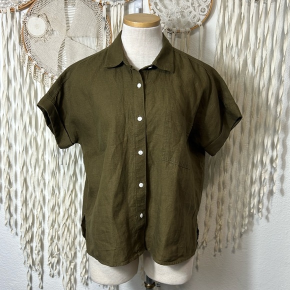 American Giant Tops American Giant Easy Linen Shirt In Limited